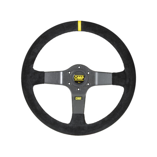  OMP Rally Carbon Dished Suede Steering Wheel 