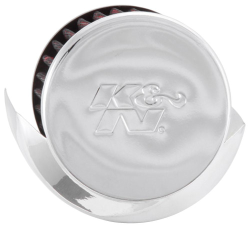 K&N Vent/Breather Air Filter - Clamp-On - 1-3/8" I.D. Flange - 3" O.D - 2-1/2"H   K&N Vent/Breather Air Filter - Clamp-On - 1-3/8" I.D. Flange - 3" O.D - 2-1/2"H
