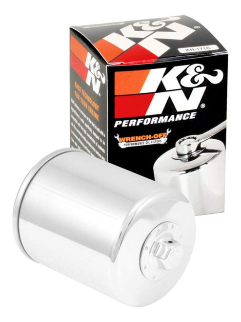 K&N Chrome Oil Filter - Kn-171C