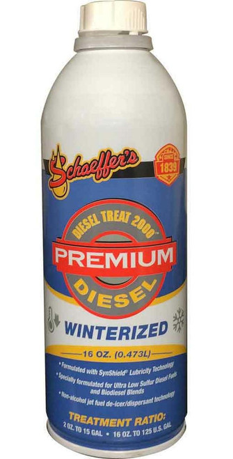  Schaeffer Oil Diesel Treat 2000 Winter Fuel Additive - 1 Quart 