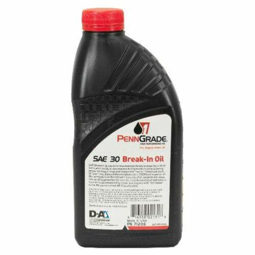  Penngrade Brad Penn 71206 Break-In Engine Motor Oil Sae 30, 1 Quart 