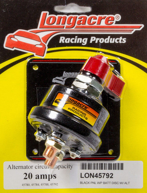 Longacre Waterproof 4-Terminal Battery Disconnect With Panel