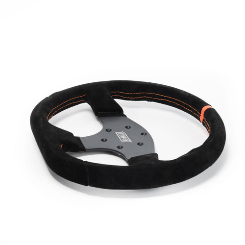  MPI 13" 6-Bolt D-Shaped Suede Steering Wheel 