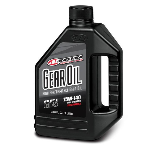 MAXIMA RACING OILS Maxima Racing Oils Full Synthetic 75W-140 Gear Oil - 1 Liter 