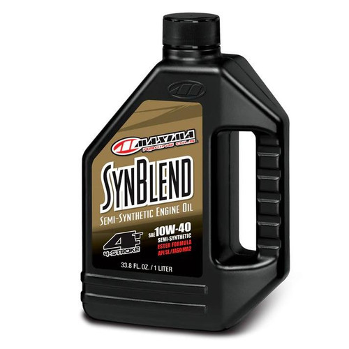 MAXIMA RACING OILS Maxima Racing Oils Synblend Ester 10W-40 Engine Oil - 1 Liter 