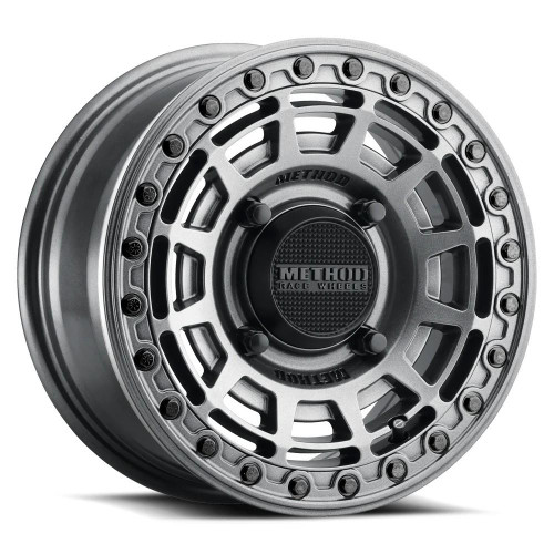  Method Wheels Mr415 Utv Gloss Graphite Beadlock - 15X7 / 4X136 / +38 Offset 