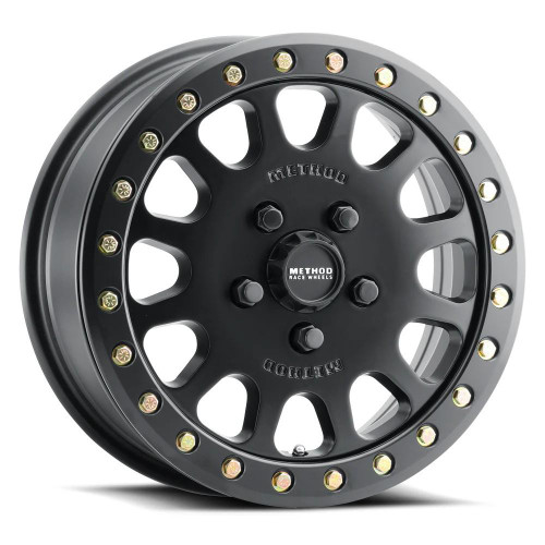  Method Wheels Mr401 Utv Beadlock Matte Black - 15X6 / 5X4.5 / +49 Offset 
