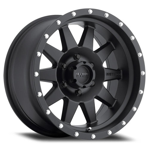  Method Wheels Mr301 The Standard (Matte Black) - 15X7 / 6X5.5 / -6 Offset 