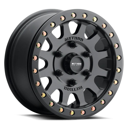  Method Wheels Mr401 Utv Beadlock Matte Black - 15X7 / 6X5.5 / +38 Offset 