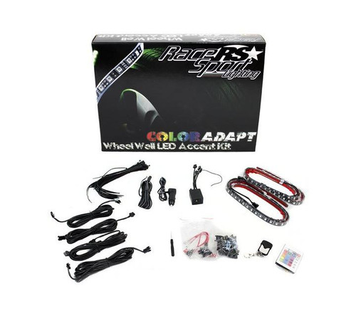  Race Sport Rswwkit Coloradapt Adaptive Rgb Led Wheel Well Kit 