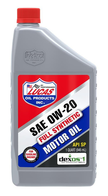Lucas Oil Synthetic Sae 0W-20 - 1 Quart