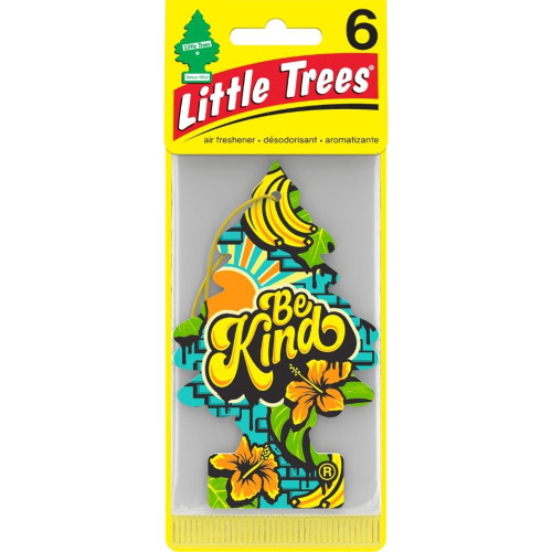  Little Trees Be Kind! Hanging Air Freshener - 6 Pack 