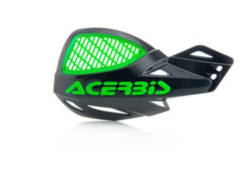 Acerbis Vented Uniko Handguard - Black/Green   Acerbis Vented Uniko Handguard - Black/Green