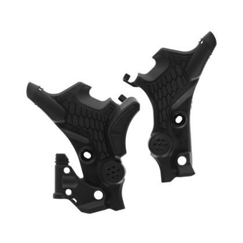  Acerbis 23+ Honda Transalp Xl 750 Frame Guards- X-Grip - Black 