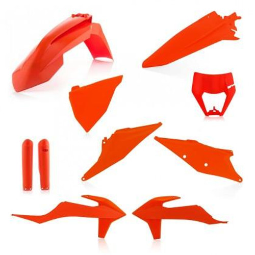  Acerbis 20-23 Ktm 150-500 Xcf-W/ Xc-W-Tpi/ Exc-Tpi/ Exc-F Full Plastic Kit - 16 Orange 