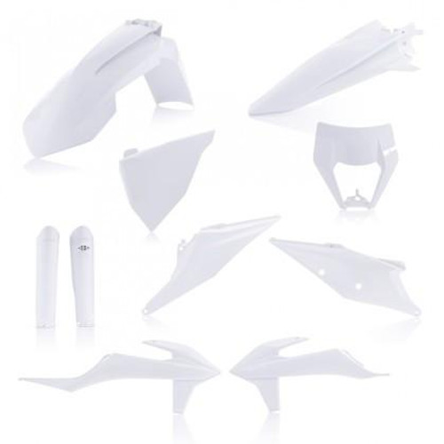  Acerbis 20-23 Ktm 150-500 Xcf-W/ Xc-W-Tpi/ Exc-Tpi/ Exc-F Full Plastic Kit - 20 White 