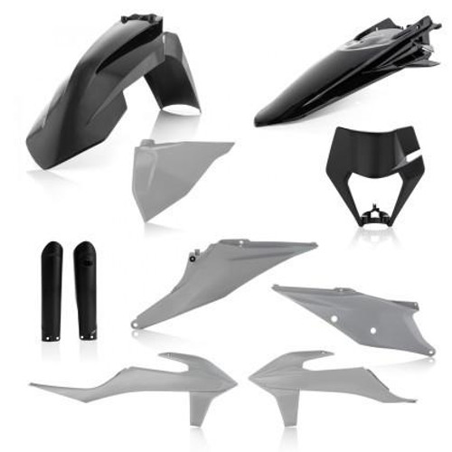  Acerbis 20-23 Ktm 150-500 Xcf-W/ Xc-W-Tpi/ Exc-Tpi/ Exc-F Full Plastic Kit - Gray/Black 
