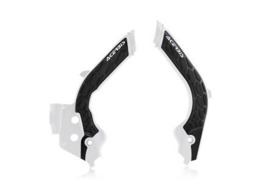 Acerbis 19-22 Ktm 125-501 Tc/Fc/Fx/Fe/S/Te/Tx/ 21-23 Gasgas Frame Guards- X-Grip - White/Black 