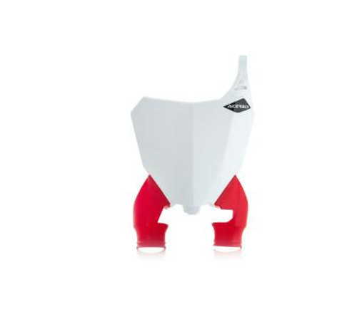  Acerbis 17-21 Honda Crf250r/Rx/Crf450r/Rx/ 2022 Crf450r-S Raptor Front Number Plate - White/Red 