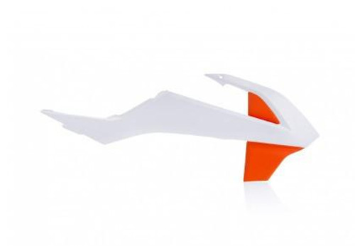  Acerbis 16-23 Ktm Sx65/ 21-23 Gasgas Mc65 Radiator Shroud - White/Orange 
