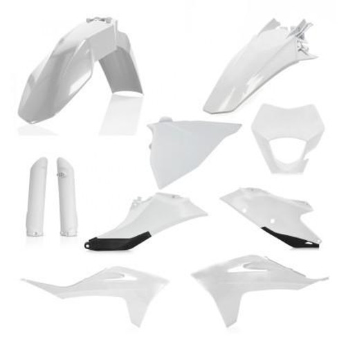  Acerbis 21-23 Gasgas Ec250/300/250F/350F Full Plastic Kit - White/Black 