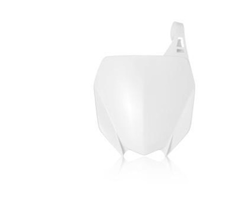  Acerbis 18-24 Yamaha Yz125/125X/250/250X/Yz250f/Yz450f/Yz250fx/Yz450fx Front Number Plate - White 
