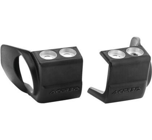  Acerbis 09+ Hon 250-450 Crf-R/X/Rx/Crf450r-S/Kaw Kx250f/450F/Beta Fork Shoe Protectors - Black 