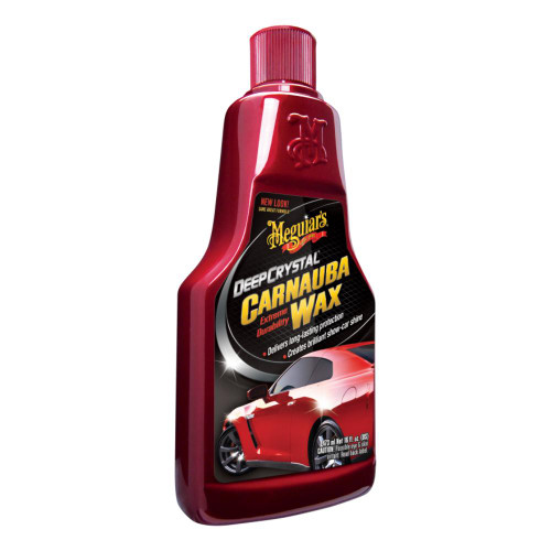  Meguiar's Deep Crystal Carnauba Wax - 16Oz Liquid 