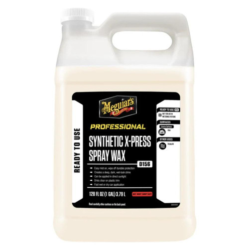  Meguiar's Synthetic X-Press Spray Wax - 1 Gallon Liquid 