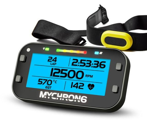 AIM Sports Aim Sports Mychron6 2T Karting Dash And Data Logger - 2 Temperature Sensors  AIM Sports Aim Sports Mychron6 2T Karting Dash And Data Logger - 2 Temperature Sensors