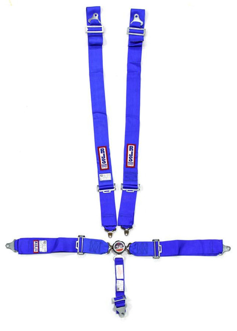 RJS SAFETY Rjs Safety 5 Pt Harness System Q/R Blue Roll Bar 2In 