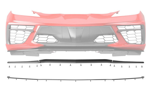 Scrape Armor Splitter Protection - Corvette C8 Stingray Z51 2020+   Scrape Armor Splitter Protection - Corvette C8 Stingray Z51 2020+