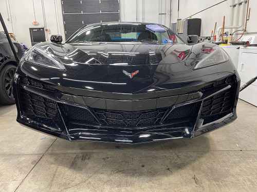 Radiator Grill Store C8 Z06 And E-Ray Corvette 2023-2025 Abs Hexagon Radiator Grill Screen (Street Version W/Sides)   Radiator Grill Store C8 Z06 And E-Ray Corvette 2023-2025 Abs Hexagon Radiator Grill Screen (Street Version W/Sides)