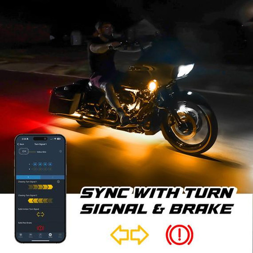 XKGlow Xkglow Xkmax Moto-Adv Rgbw 16Pc Addressable Motorcycle Underglow Light Kit  XKGlow Xkglow Xkmax Moto-Adv Rgbw 16Pc Addressable Motorcycle Underglow Light Kit