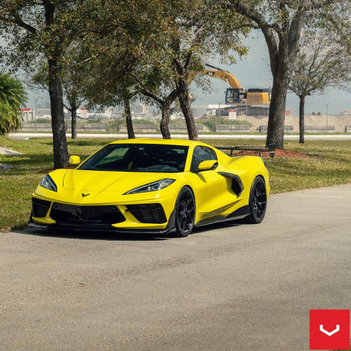 Vossen Wheels Hf5 21X12 Gloss Black For C8 Corvette Stingray   Vossen Wheels Hf5 21X12 Gloss Black For C8 Corvette Stingray