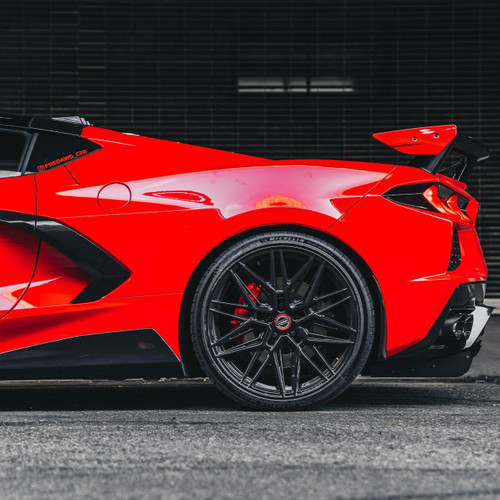 Vossen Wheels Hf7 21X12 Gloss Balck For C8 Corvette Stingray   Vossen Wheels Hf7 21X12 Gloss Balck For C8 Corvette Stingray