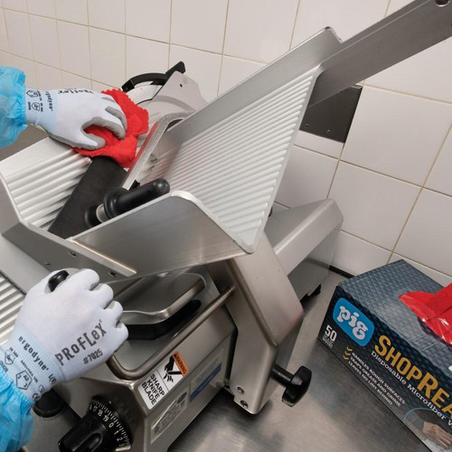  New Pig Shopready Disposable Microfiber Wipers 12"X12" 50Ct 