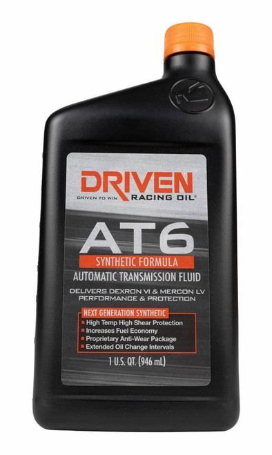  Driven Racing Oil At6 Synthetic Racing Automatic Transmission Fluid - 1 Quart 