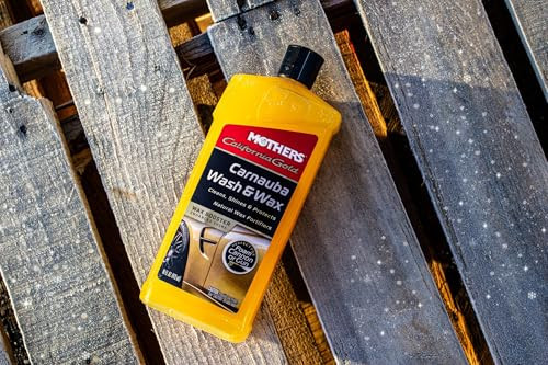 MOTHERS 05676 California Gold Carnauba Wash & Wax - Spot Free - 16oz
