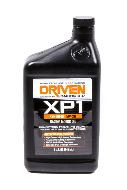 Driven Racing Oil Xp1 5W20 Synthetic Oil 1 Qt Bottle
