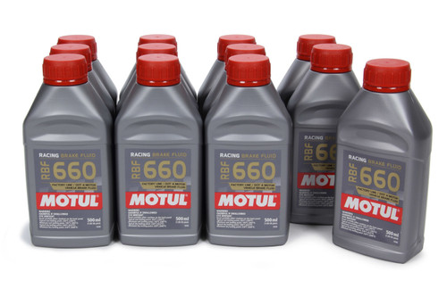 Motul Usa Brake Fluid 660 Degree Case/12-1/2 Liter