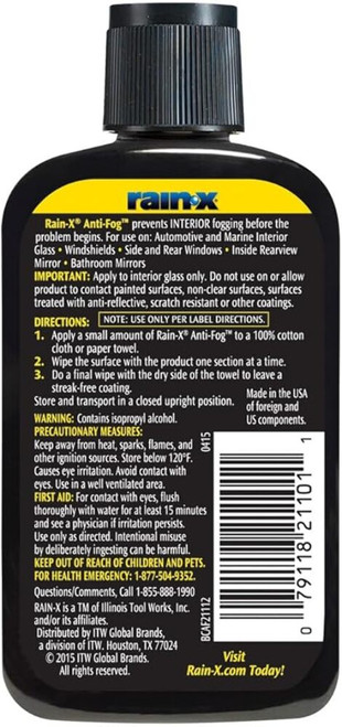 Rain-X AF21106D Anti-Fog  3.5oz
