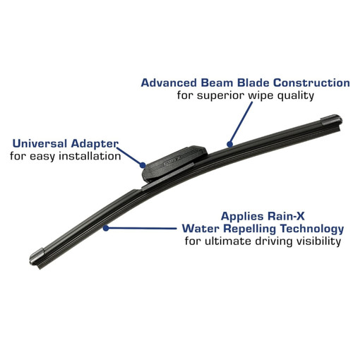 Rain-X 5079275-2 Latitude Wiper Blade with Water Repellency 18"