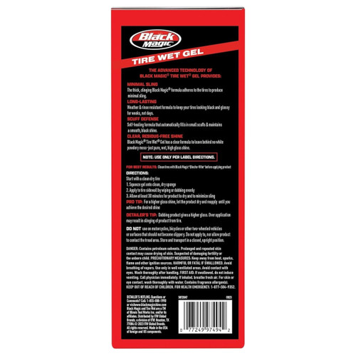 Black Magic 5072647 Tire Wet Gel 16 oz