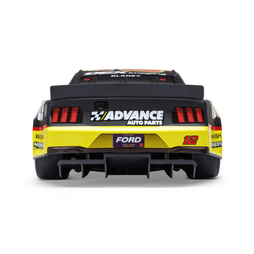 Losi 1/12 NASCAR RC Race Car Ryan Blaney No. 12 Advance Auto 2025 Ford Mustang 2S AWD RTR Brushed