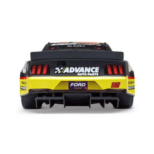 Losi 1/12 NASCAR Ryan Blaney No. 12 Advance Auto 2025 Ford Mustang 2S AWD RTR Brushed LOS1122512 **FREE TOOL KIT**