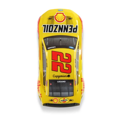 Losi 1/12 NASCAR RC Race Car Joey Logano No. 22 Shell 2025 Ford Mustang 2S AWD RTR Brushed