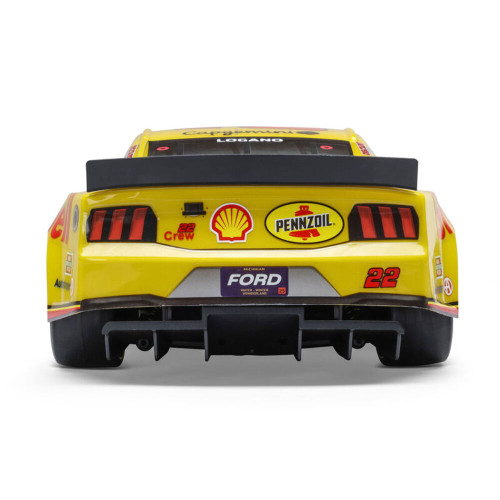 Losi 1/12 NASCAR RC Race Car Joey Logano No. 22 Shell 2025 Ford Mustang 2S AWD RTR Brushed