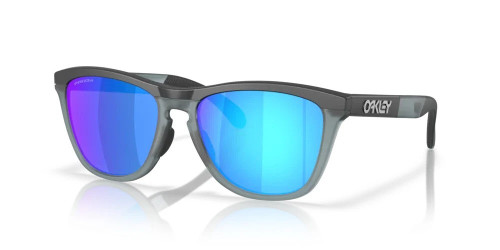 Oakley OO9284-1955 Frogskins Sunglasses Matte Black W/ PRIZM Sapphire Lenses