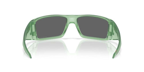 Oakley OO9231-2261 Heliostat Sunglasses Matte Transparent Jade  w/ Prizm Black